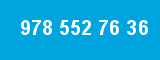 978 552 76 36 978 552 76 36